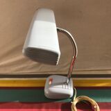 HOBCO Metal Grey Office Lamp - Chrome Flexible Bras 70S Vintage