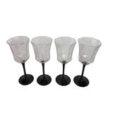 Vintage White Wine Glasses, 1970s