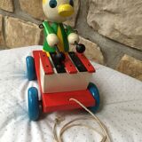 Old toy to shoot, duck and xylophone