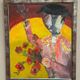 Original Swedish Oil on Canvas - "Matador" by Gösta Lewin (1920–2016)