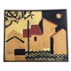 Oil on cardboard wood, France 1960 vintage