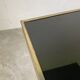 Black lacquer and brass console coffee table
