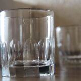 4 verres à whisky en cristal taillé