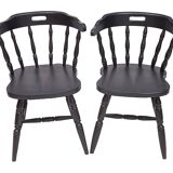 Set of 8 "Cabriolet" bistro chairs