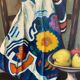 Oil on Canvas Still Life Gabriel Jutteau Vintage 1958