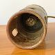 Vintage cylindrical ceramic table lamp