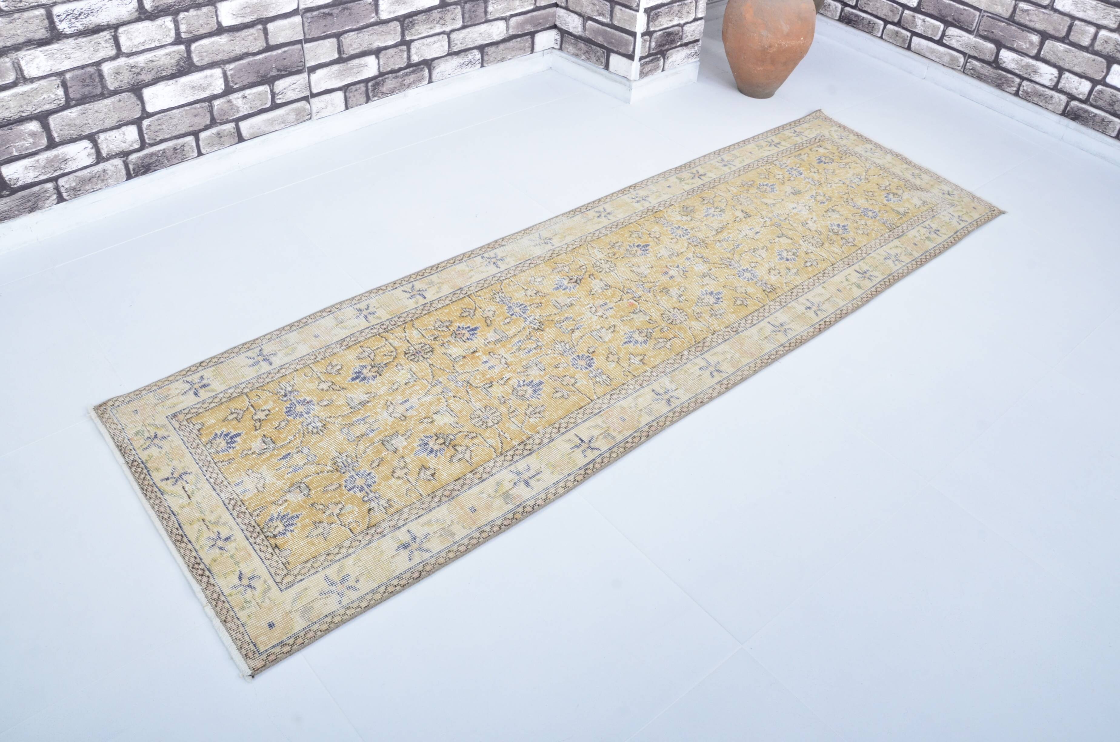Floral Design Oushak Vintage Runner sku 3328