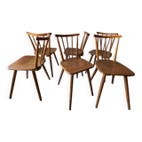 Ensemble de 6 chaises scandinaves