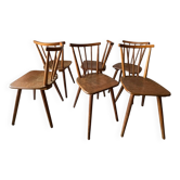 Set of 6 Scandinavian chairs