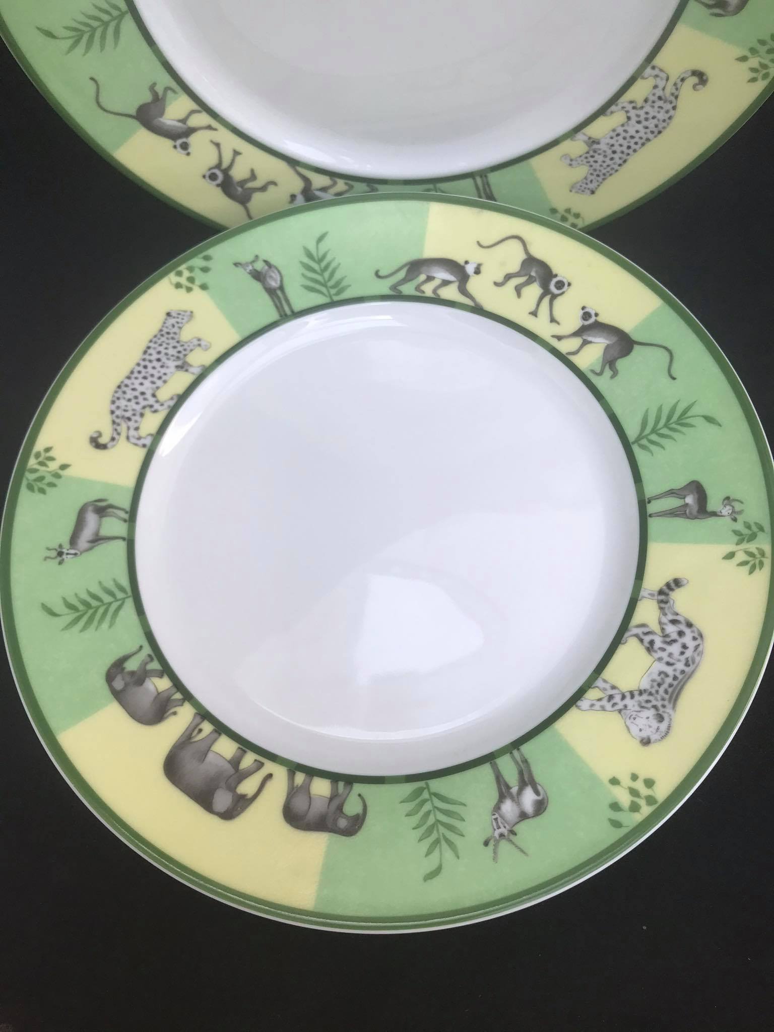 Green 4 plates Hermes Africa