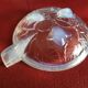 5 coupes d'avesn france , motif noisette art déco 11 cm , verre opalescent
