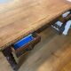 Antique solid oak dining table