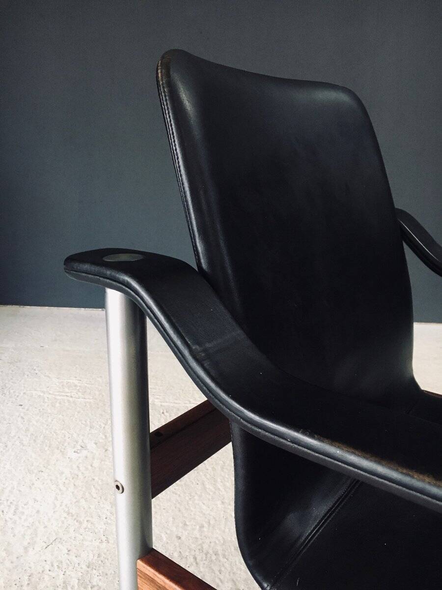 Mid-Century Modern Scandinavian Office Chair from Dyrlund, Denmark, 1960s