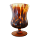 Vase ambré à pied 70