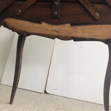 Vintage wood worker with sewing kit