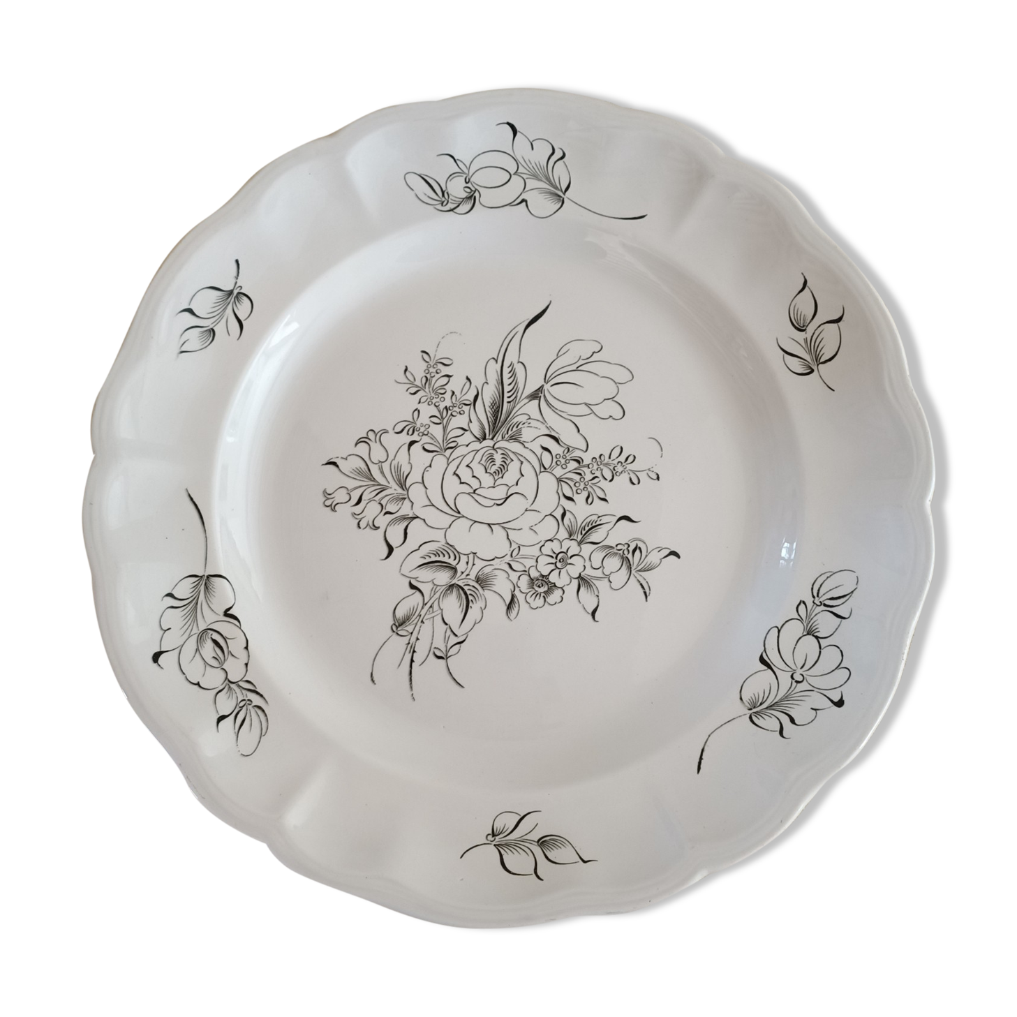 Round dish Lunéville