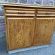 Buffet bas mado en pitchpin vintage 1950