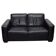 2-seater leather Natuzzi sofa with armchair