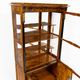 Small Biedermeier / Louis-Philippe display cabinet in walnut and birch 1840-1860