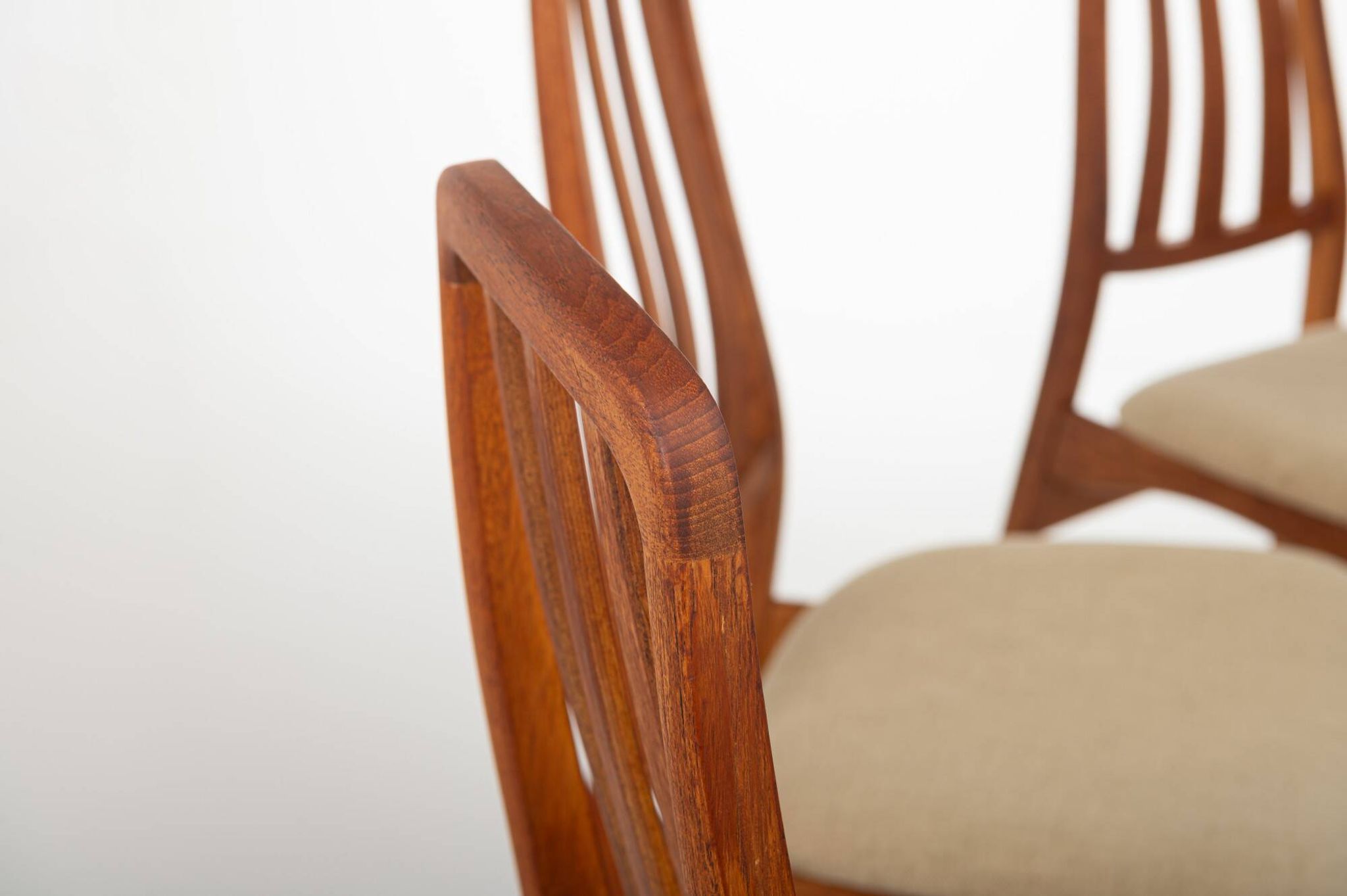 Ensemble de 8 chaises à repas de Vamdrup Stolefabrik, Danemark 1960