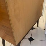 Vintage sideboard with compass feet