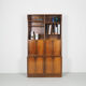 Rosewood bookcase with writing desk by Carlo Jensen for Hundevad, 60