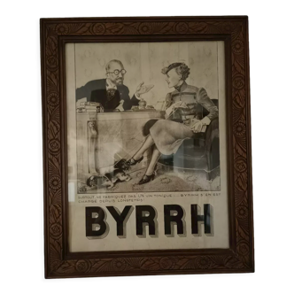 Old advertising frame