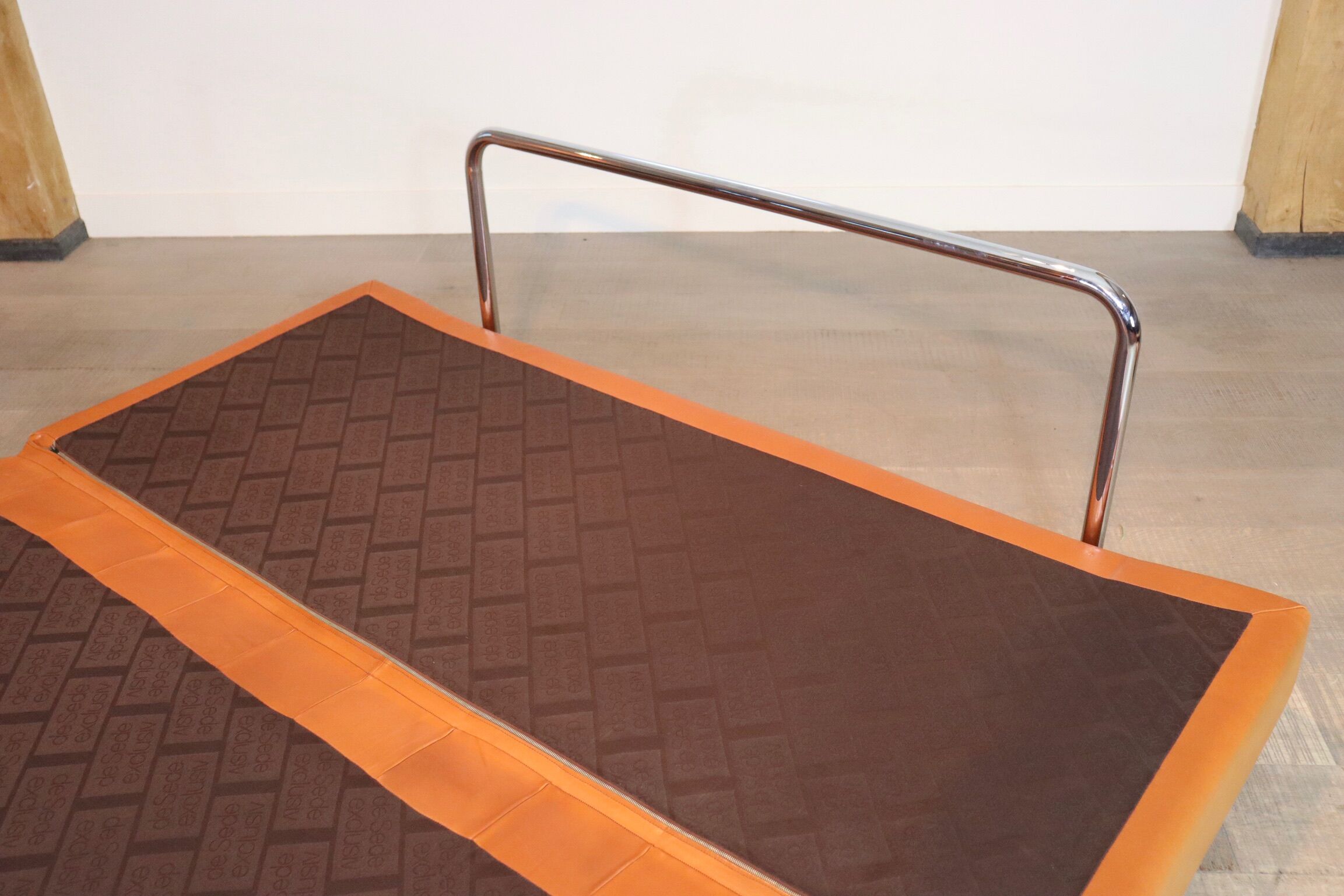 De Sede DS-85 daybed and lounge chair in cognac leather, 1960s