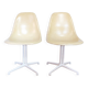 Pair of EAMES La Fonda fiberglass chairs 1970