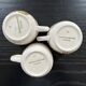 Set of 3 Sarreguemines cups and 1 mug