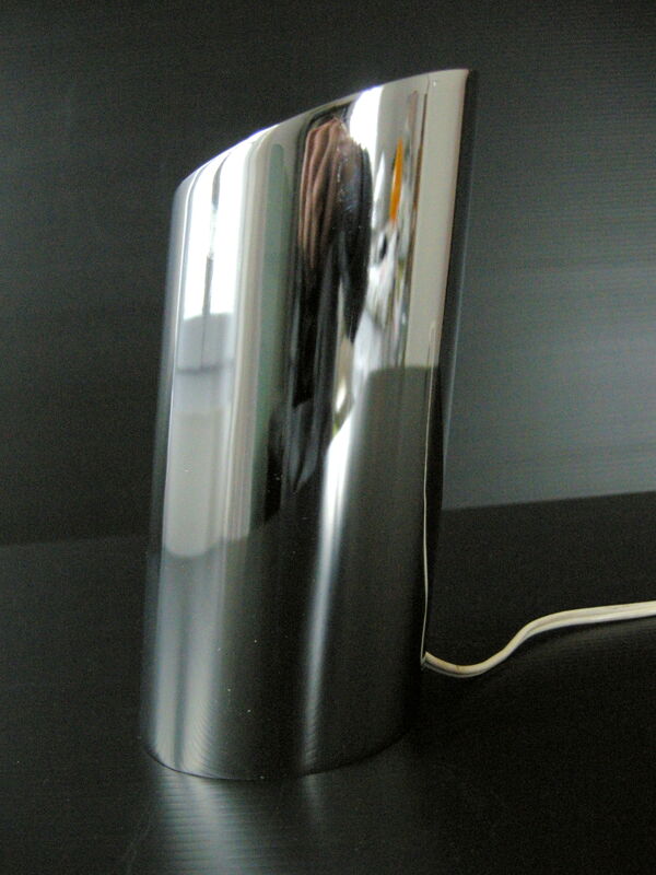 Lampe cylindre incliné vintage 1970 space age