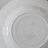 Set of 4 soup plates, Digoin Sarreguemines, Valence model