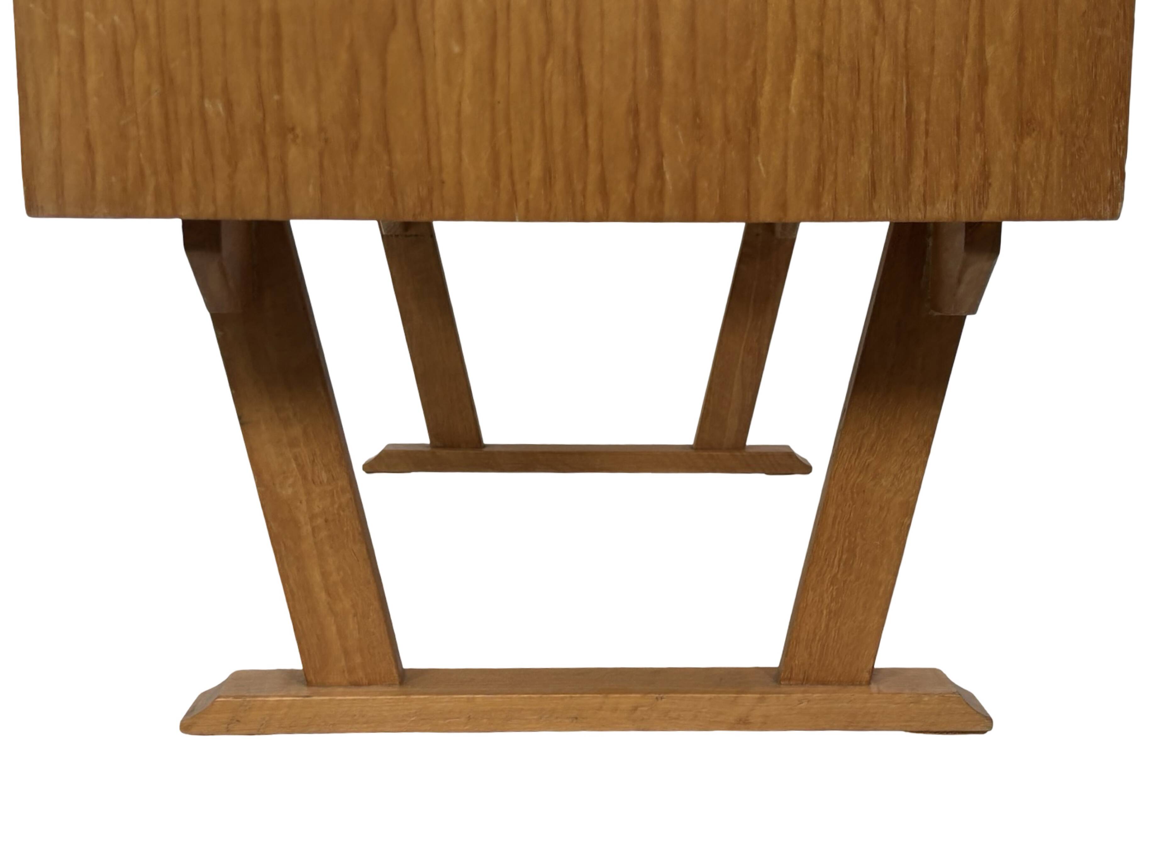 Bureau vintage des années 1960, design de bureau compact