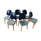 6 Baumann's "pegasus" chairs