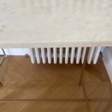 Marble and steel console