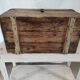 Old wooden workshop box