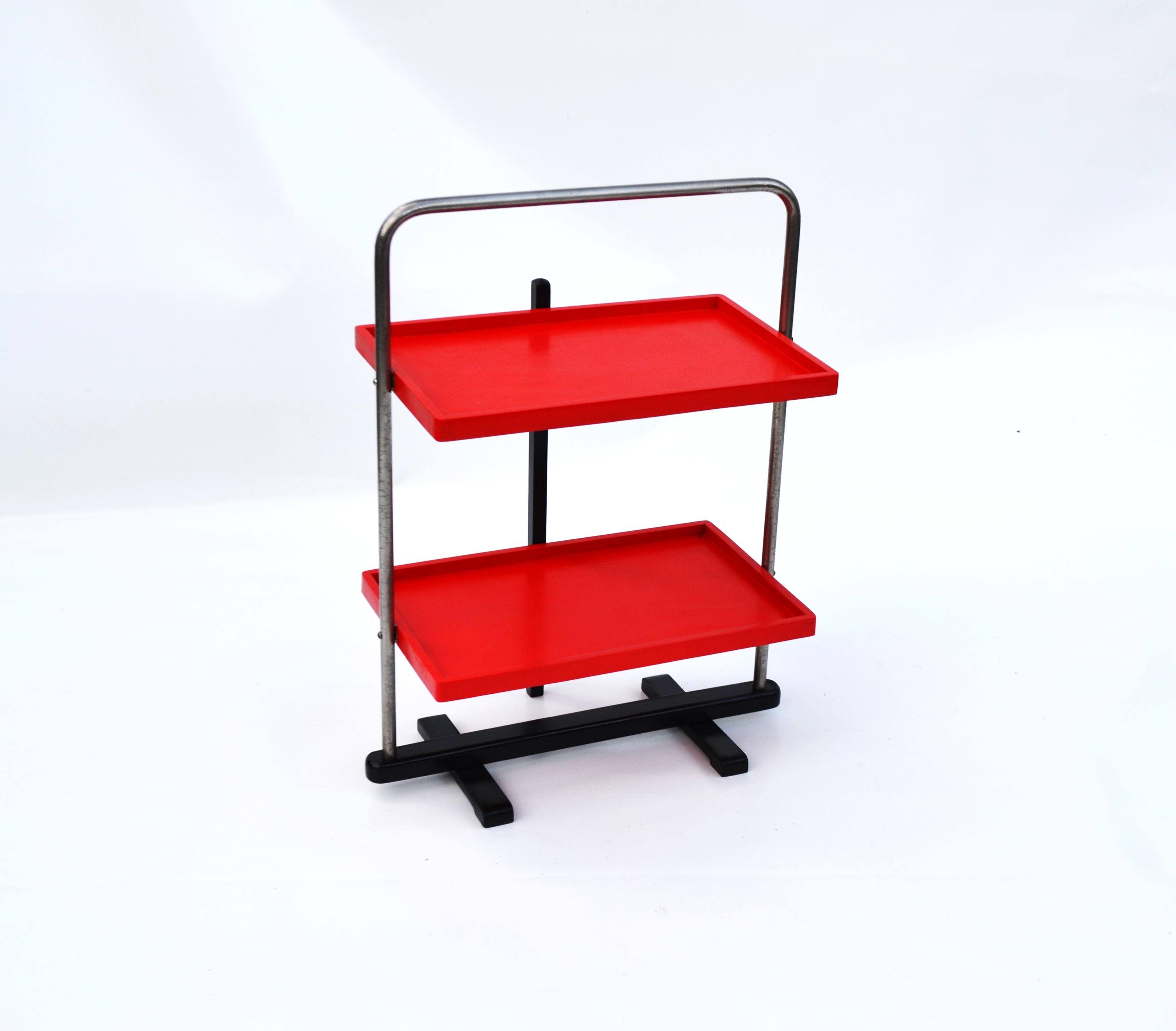 1930s Modernist folding table from Metz & Co Amsterdam