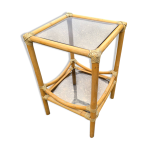 Table d'appoint en bambou - plateaux