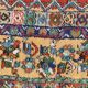 Moroccan vintage carpet handmade flap 175x255 cm