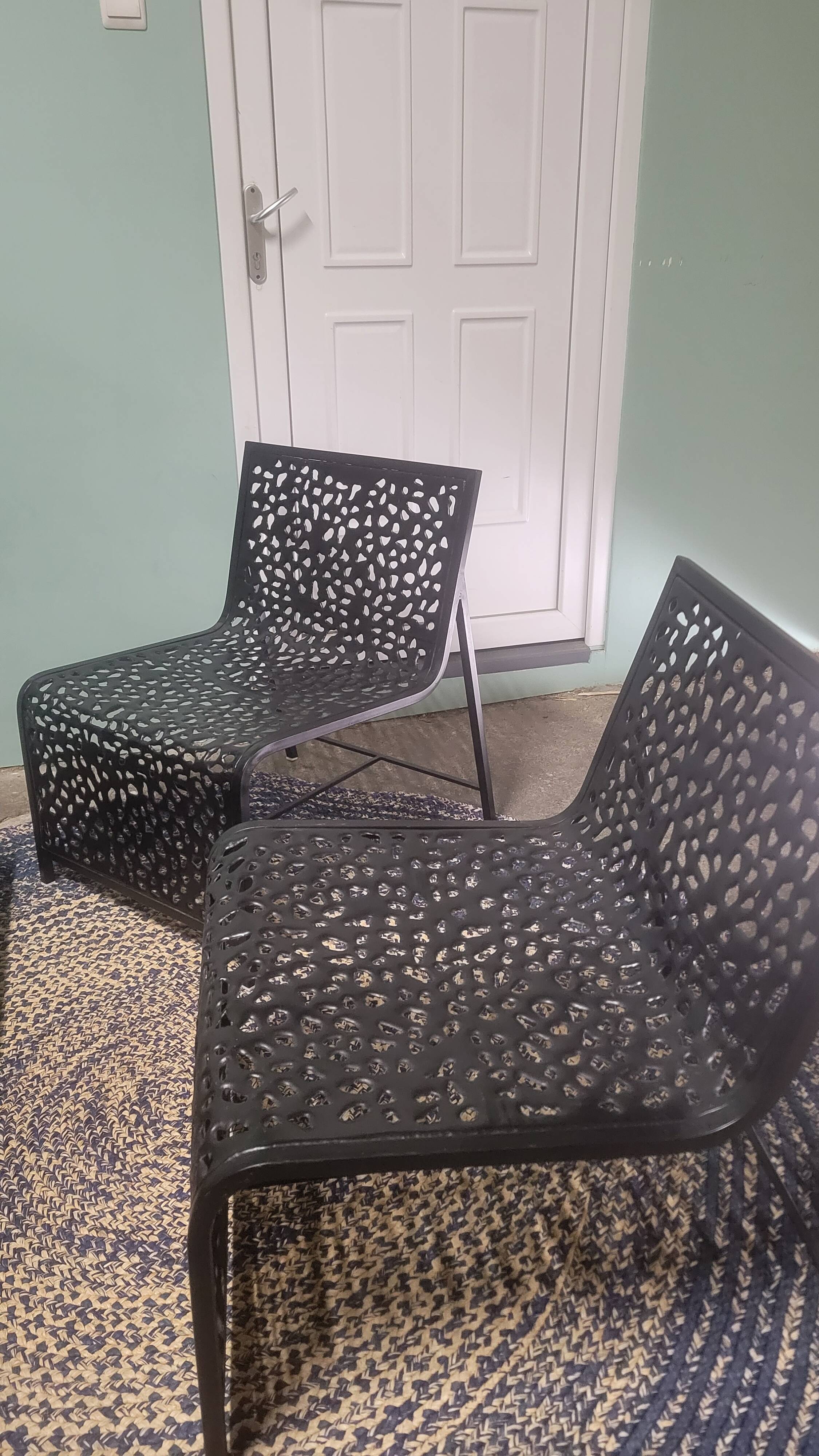Wrought iron living room