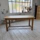 Table de ferme chêne doré 160cm