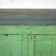 Vaisselier - Burmese teak buffet with original pistachio green patina