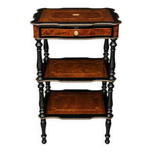 Étagère table Napoléon - marqueterie