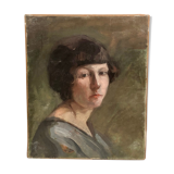 Portrait of a young woman circa 1930