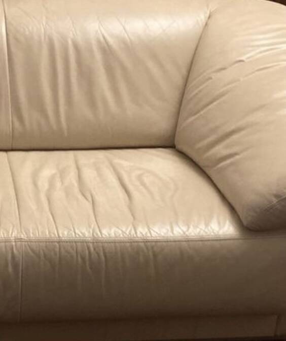 Canapé en cuir 2 places