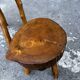 Brutalist Stool Duo with Organic Seating