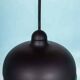 Minimalist glass pendant light Peil & Putzler from the space age