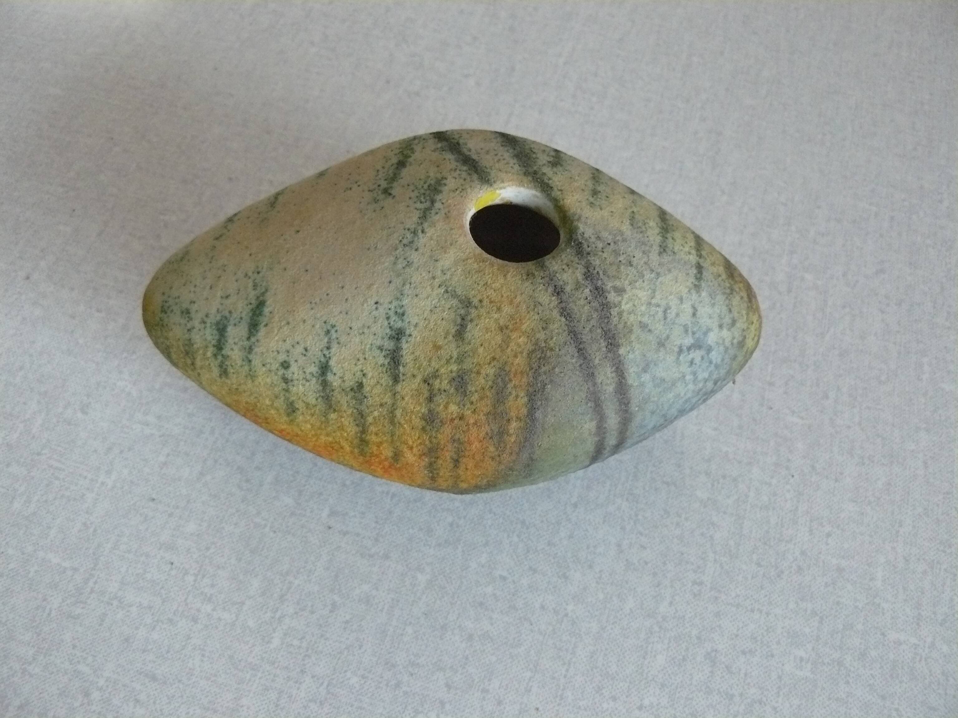 Vase in the shape of a stone by SIMO AGOSTON
