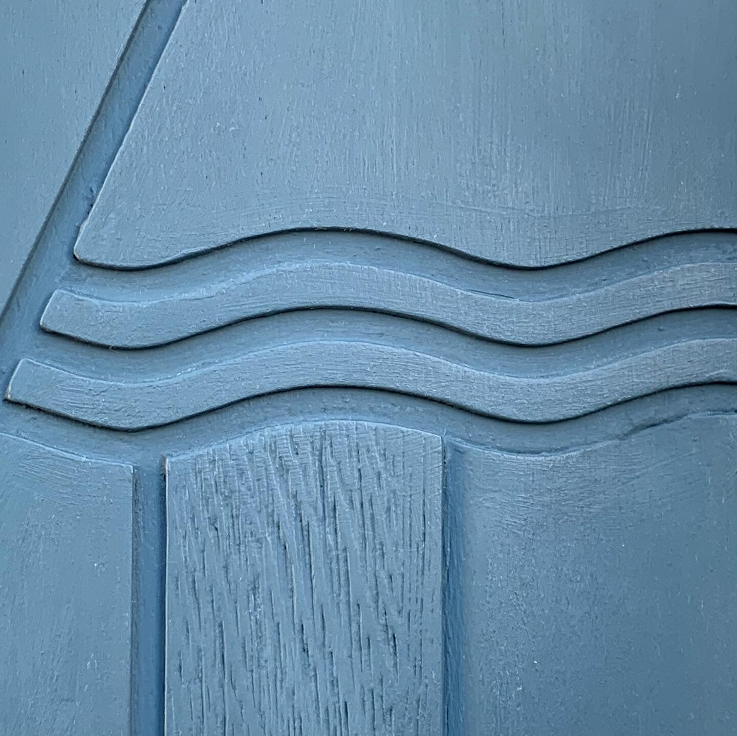Blue wardrobe art deco 1930
