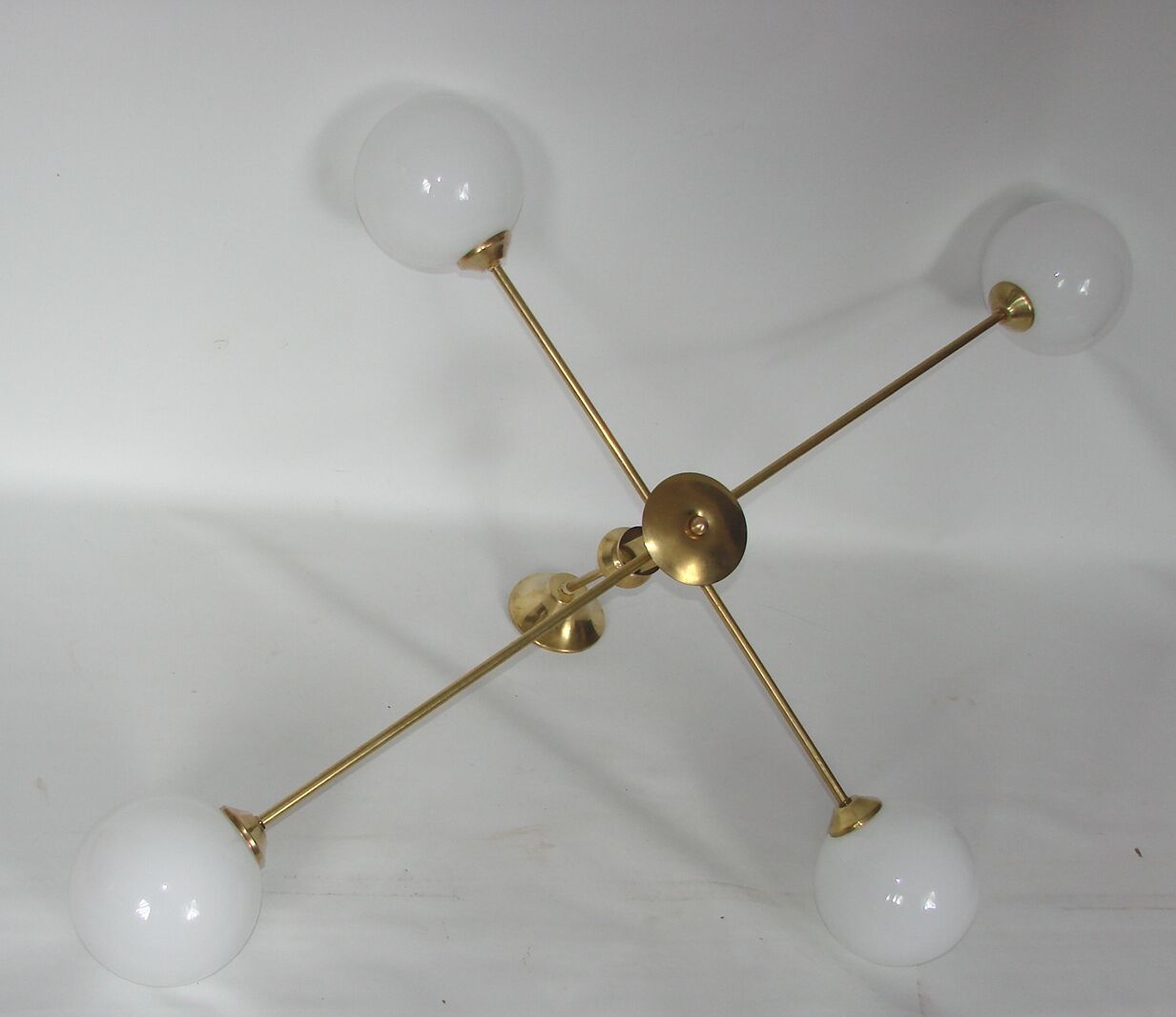 Minimalist chandelier, 1970s